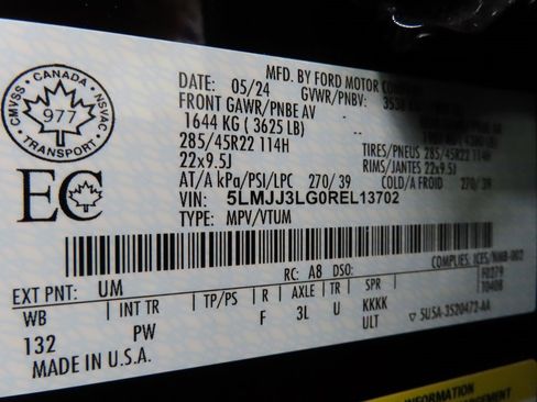 Used 2024 Lincoln Navigator L Reserve w/ Equipment Group 201A image 61