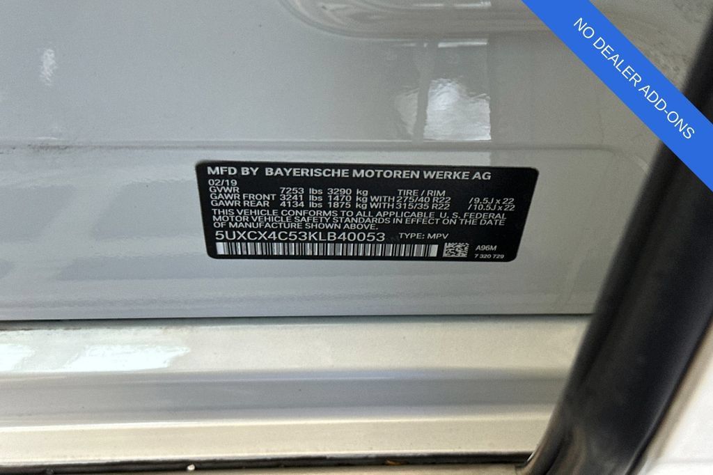 Used 2019 BMW X7 xDrive50i w/ Premium Package AWD/4WD image 32