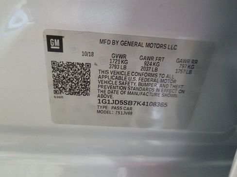 Used 2019 Chevrolet Sonic LT w/ Convenience Package image 33