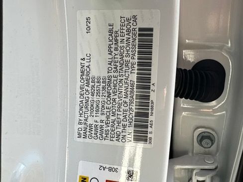 Certified 2025 Honda Accord Sport image 23