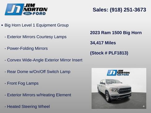 Used 2023 RAM 1500 Big Horn AWD/4WD image 15