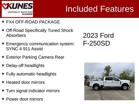 Used 2023 Ford F250 XLT w/ FX4 Off-Road Package image 3