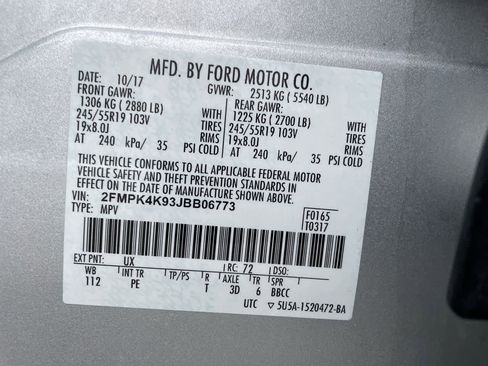 Used 2018 Ford Edge Titanium w/ Equipment Group 301A image 35