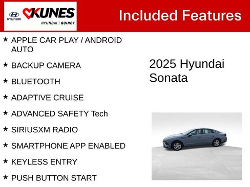 Used 2025 Hyundai Sonata SE FWD image 2