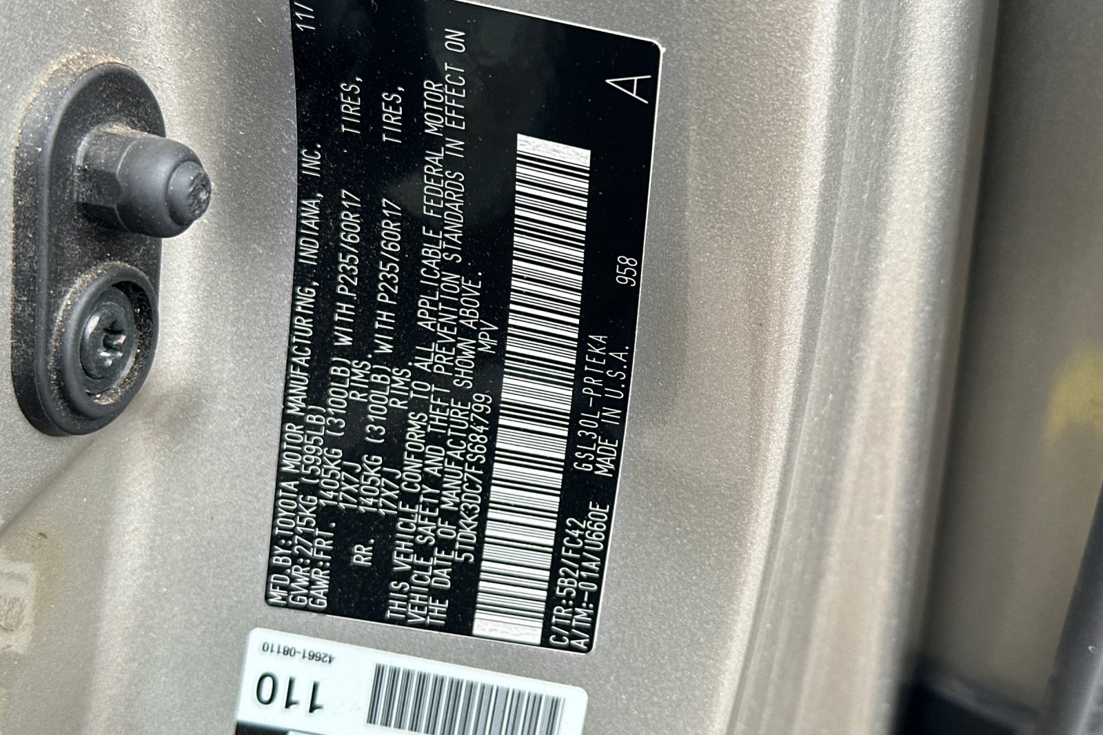 Used 2015 Toyota Sienna LE FWD image 54