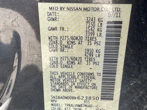 Used 2011 Nissan Armada SL image 14