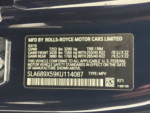 Used 2019 Rolls-Royce Cullinan AWD/4WD image 35