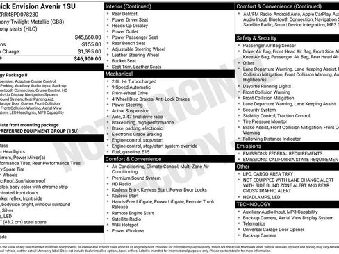 Used 2023 Buick Envision Avenir image 43