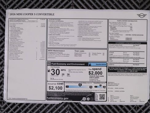 New 2026 MINI Cooper S image 17
