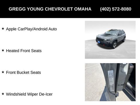 Used 2019 Jeep Cherokee Trailhawk w/ Cold Weather Group AWD/4WD image 10