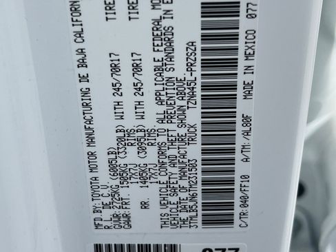 New 2026 Toyota Tacoma SR5 image 21