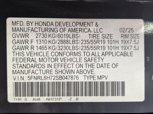 Used 2025 Honda Odyssey Sport-L image 27