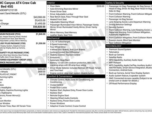 Used 2023 GMC Canyon AT4 w/ AT4 Premium Package AWD/4WD image 4