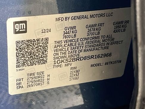 Used 2025 GMC Yukon Elevation AWD/4WD image 12