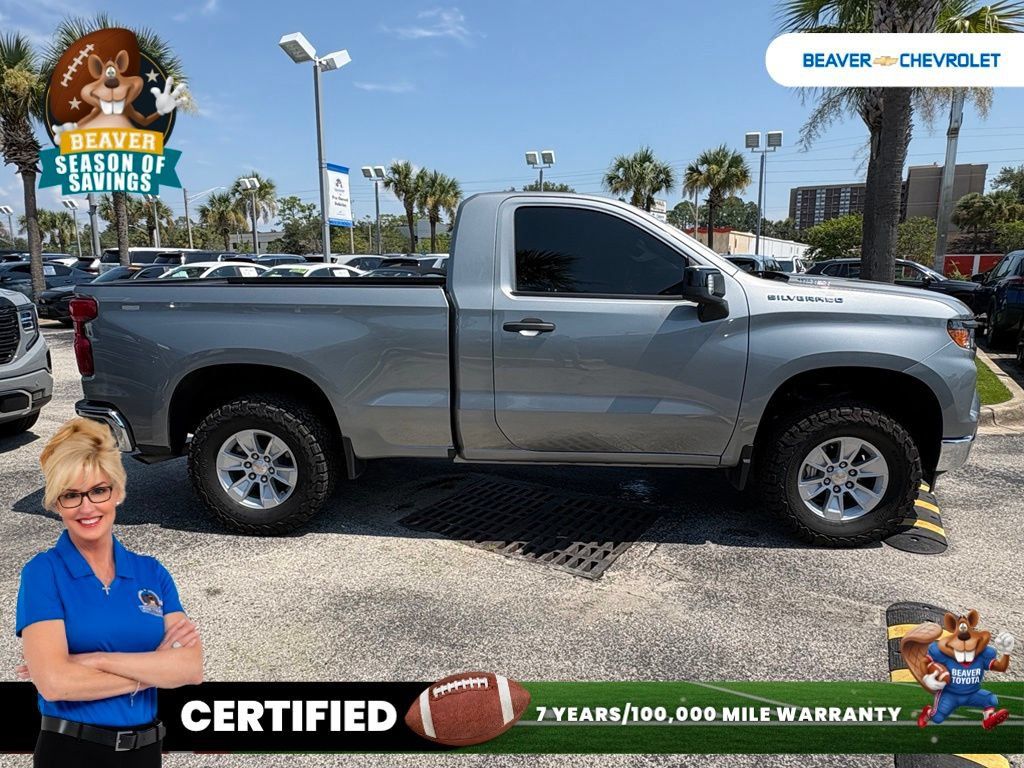 Used 2025 Chevrolet Silverado 1500 W/T w/ WT Safety Package RWD image 8
