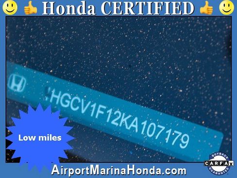 Certified 2019 Honda Accord LX image 28