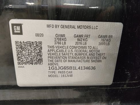 Used 2020 Chevrolet Sonic LT FWD image 33