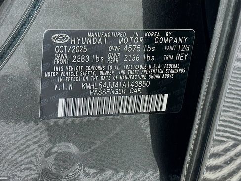 Certified 2026 Hyundai Sonata Limited FWD image 34