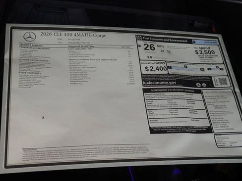 New 2026 Mercedes-Benz CLE 450 4MATIC Coupe image 19