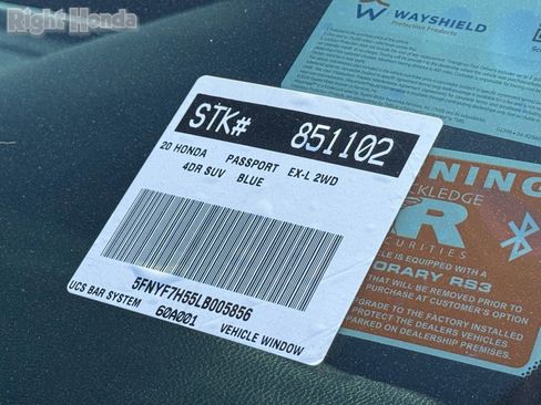 Used 2020 Honda Passport EX-L image 33