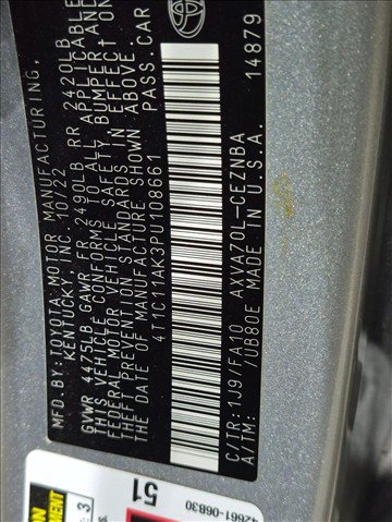 Used 2023 Toyota Camry LE FWD image 25