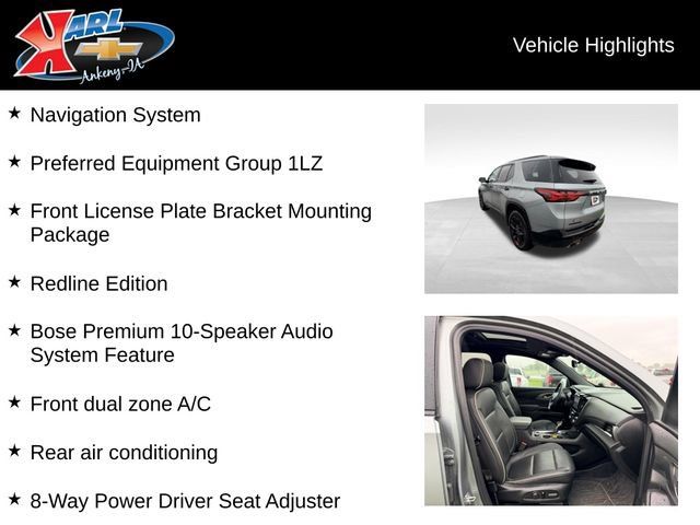 Certified 2023 Chevrolet Traverse Premier w/ Redline Edition AWD/4WD image 2