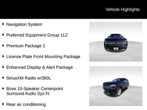 Certified 2023 Chevrolet Tahoe Premier w/ Premium Package 2 AWD/4WD image 13