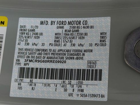 Used 2024 Ford Bronco Sport Heritage w/ Heritage Convenience Package image 30