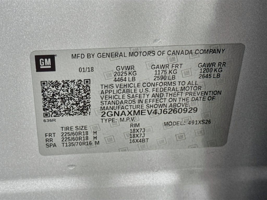 Used 2018 Chevrolet Equinox Premier FWD image 34