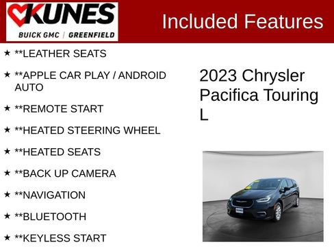 Used 2023 Chrysler Pacifica Touring-L FWD image 2