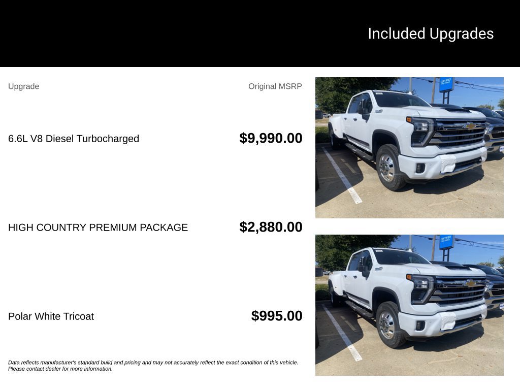 New 2026 Chevrolet Silverado 3500 High Country w/ High Country Premium Package AWD/4WD image 2