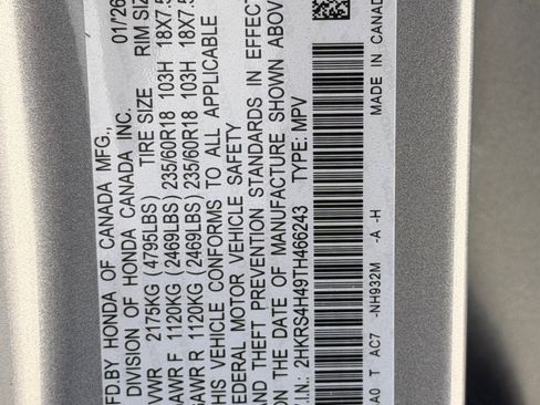 New 2026 Honda CR-V EX image 22