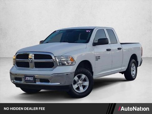 Used 2021 RAM 1500 Tradesman w/ Chrome Plus Package RWD image 1