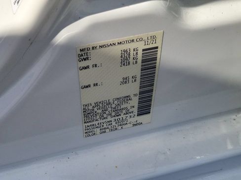 Certified 2022 Nissan Altima 2.5 SL FWD image 31