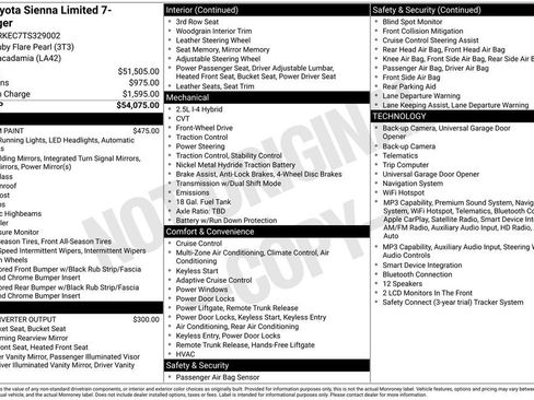 Used 2026 Toyota Sienna Limited FWD image 33