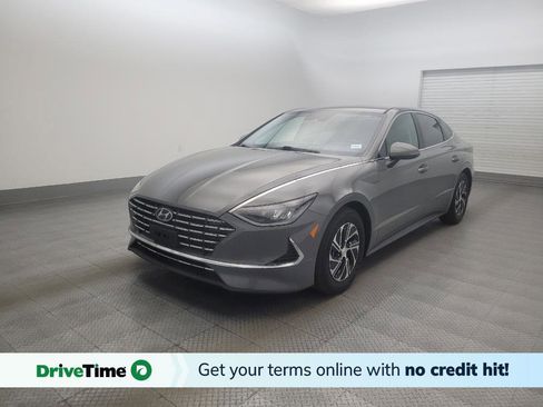 Used 2023 Hyundai Sonata Blue FWD image 1