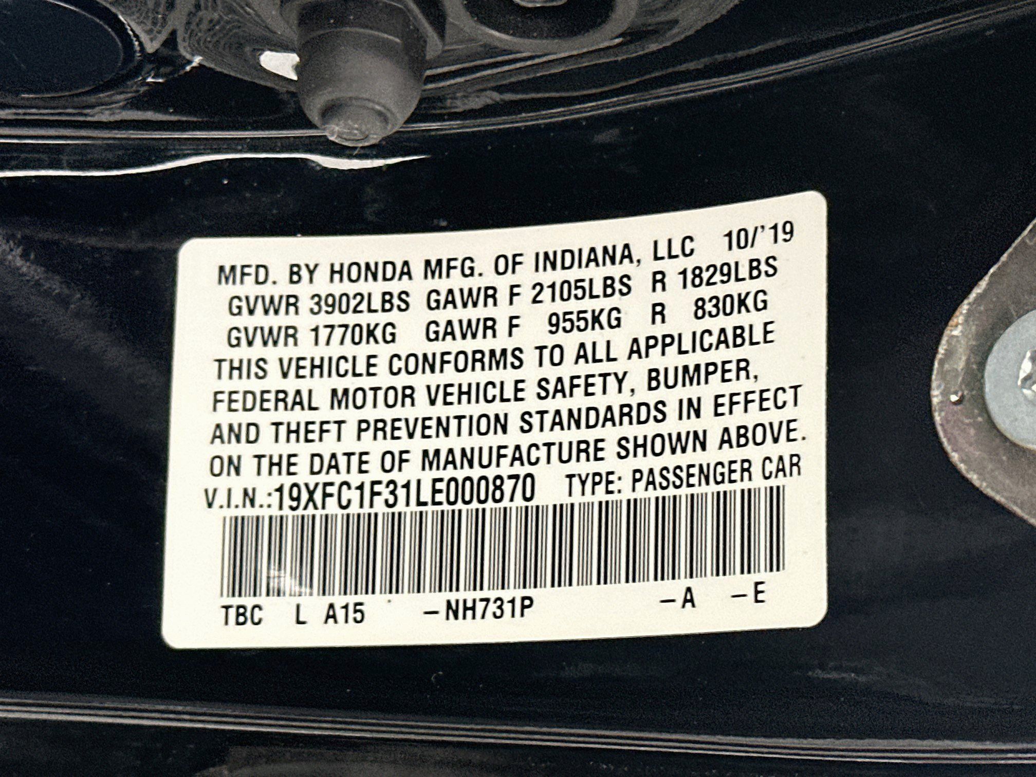 Used 2020 Honda Civic EX image 12
