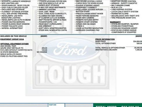 Certified 2024 Ford Maverick Lariat AWD/4WD image 2