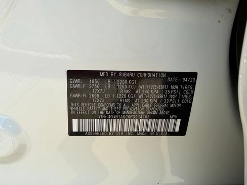Used 2023 Subaru Outback Premium AWD/4WD image 41