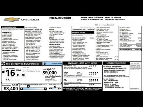 Used 2023 Chevrolet Tahoe RST w/ RST Performance Edition image 3