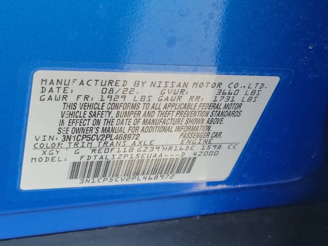 Certified 2023 Nissan Kicks SV FWD image 32