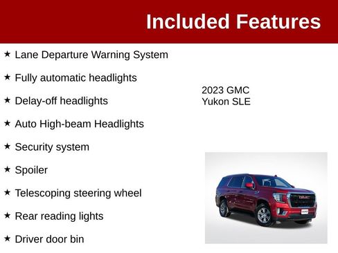 Used 2023 GMC Yukon SLE AWD/4WD image 4