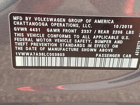 Used 2020 Volkswagen Passat 2.0T SE image 32