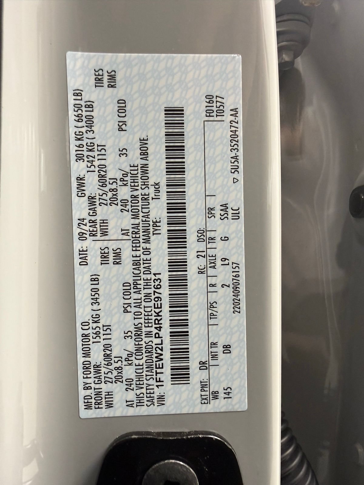 Used 2024 Ford F150 STX AWD/4WD image 16
