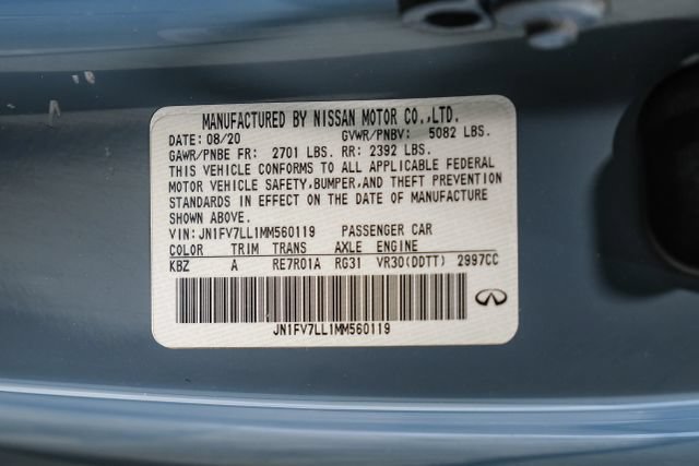 Used 2021 INFINITI Q60 Red Sport 400 w/ Carbon Fiber Package AWD/4WD image 53