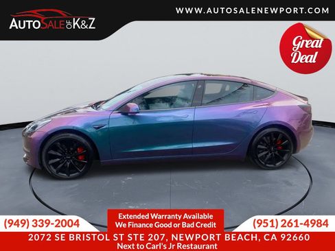 Used 2020 Tesla Model 3 Performance AWD/4WD image 4