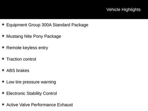Used 2024 Ford Mustang GT w/ Mustang Nite Pony Package RWD image 20