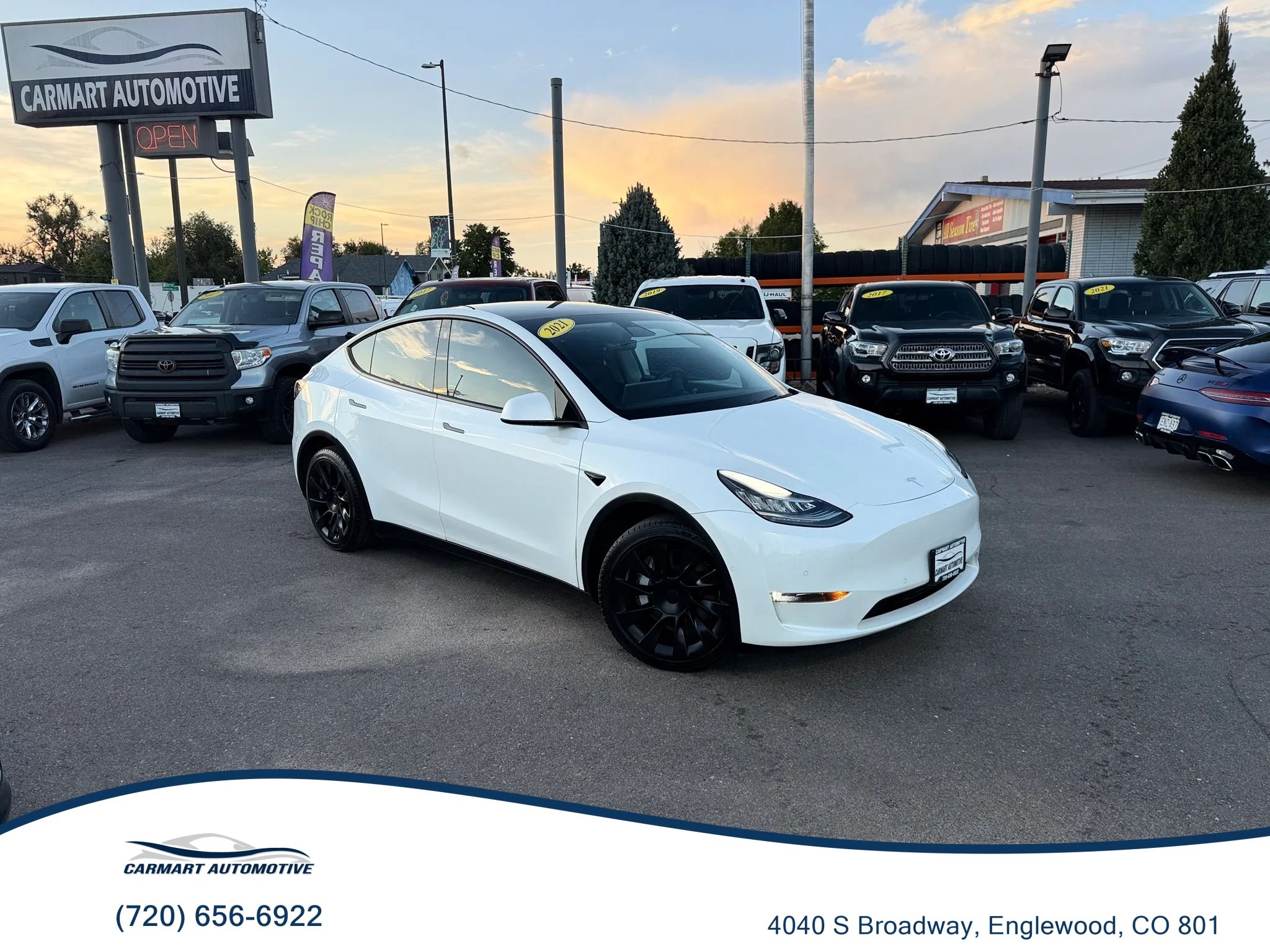 Used 2021 Tesla Model Y Long Range AWD/4WD image 1