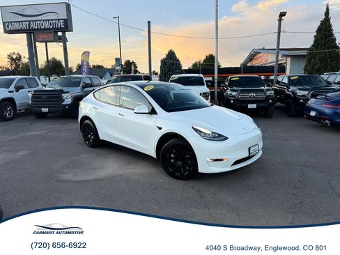 Used 2021 Tesla Model Y Long Range AWD/4WD image 1