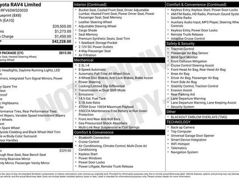 Used 2025 Toyota RAV4 Limited w/ Weather Package image 38